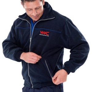 WMC Branded Premium Navy Blue Endeavour Micro Fleece Jacket 360gsm